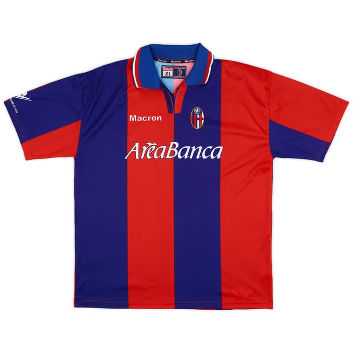 2001-02 Bologna Home Shirt Macellari #13 - 8/10 - (XL)