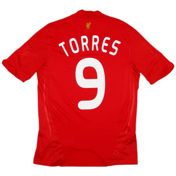 2008-10 Liverpool Home Shirt Torres #9 - 6/10 - (S)