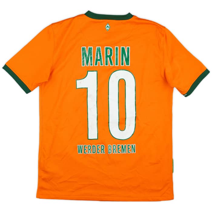2009-10 Werder Bremen Third Shirt Marin #10 - 6/10 - (XL.Boys)