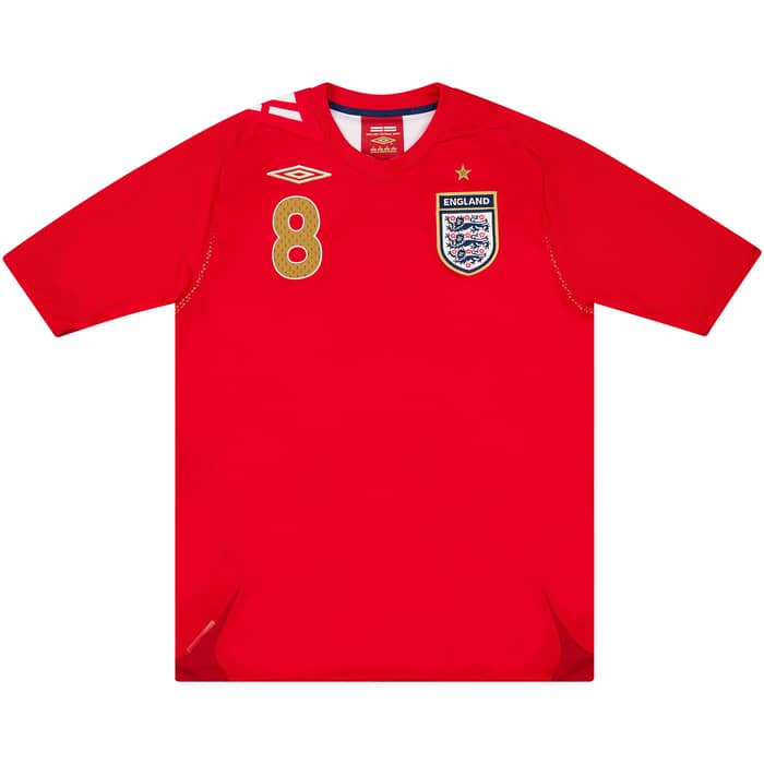 2006-08 England Away Shirt Lampard #8