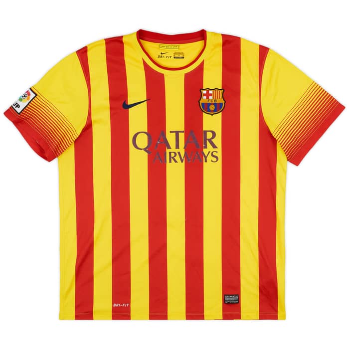 2013-15 Barcelona Away Shirt Messi #10 - 5/10 - (XL)