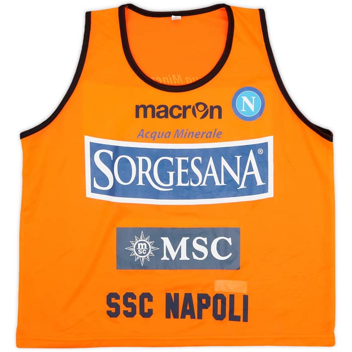 2011-12 Napoli Macron Training Bib - 9/10 - (S)