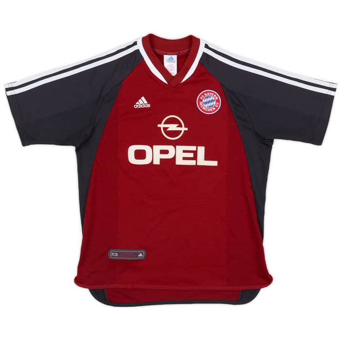 2001-02 Bayern Munich Home Shirt Elber #9 - 6/10 - (Y)