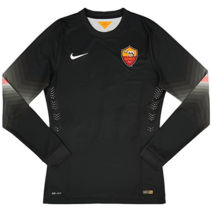 2014-15 Roma Player Issue GK Shirt De Sanctis #26 - 9/10 - (M)