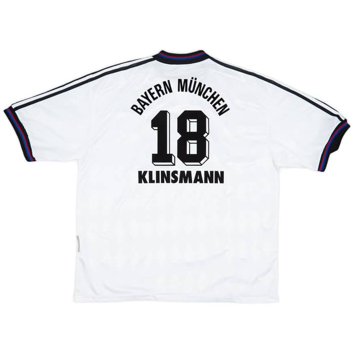 1996-98 Bayern Munich Away Shirt Klinsmann #18 - 9/10 - (XXL)