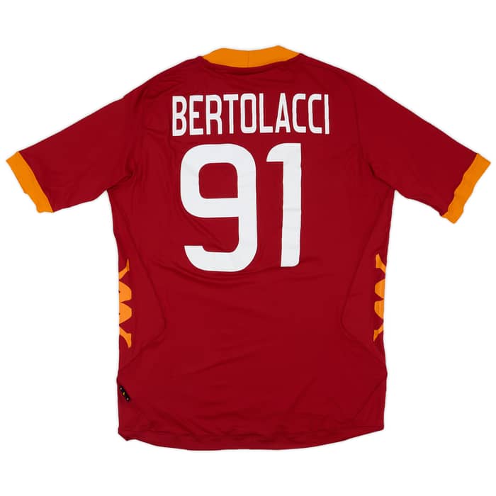 2011-12 Roma Home Shirt Bertolacci #91 - 9/10 - (L)