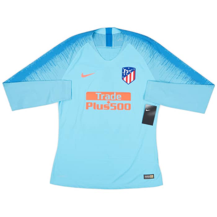 2018-19 Atletico Madrid Player Issue Away L/S Shirt Godin #2 (L)