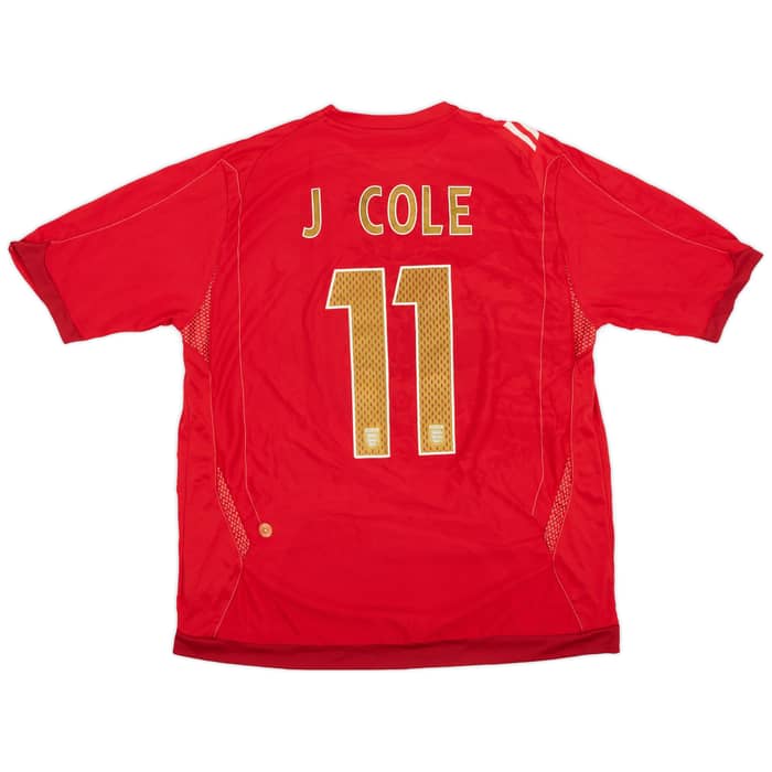 2006-08 England Away Shirt J.Cole #11 - 5/10 - (L)