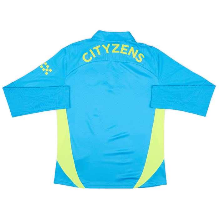 2024-25 Manchester City Player Issue 1/4 Zip Training Top # - 7/10