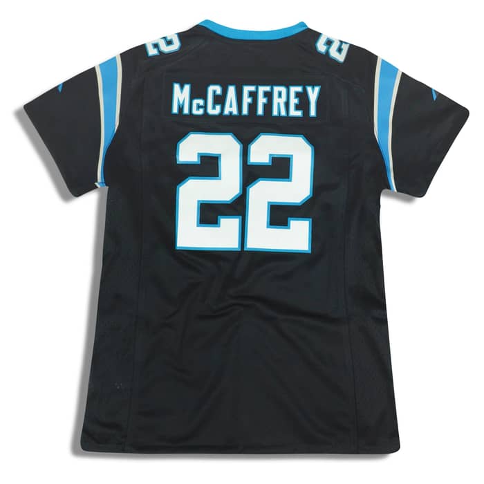 2018 Carolina Panthers McCaffrey #22 Nike Game Jersey (Home) Womens (M) - *As New*