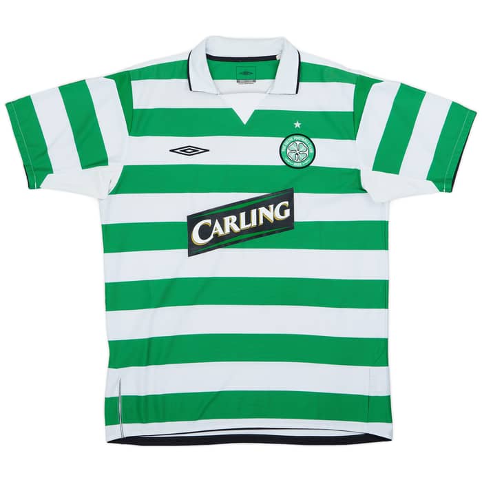 2004-05 Celtic Home Shirt Lambert #14 - 8/10 - (L)
