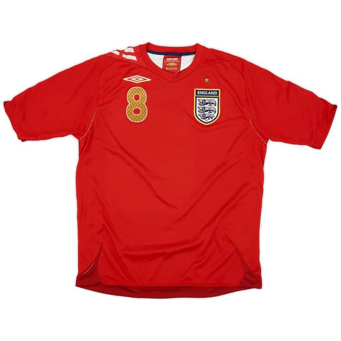 2006-08 England Away Shirt Lampard #8 - 7/10 - (L)
