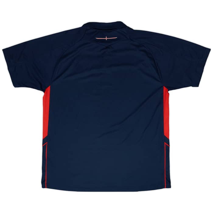 2006-07 England Umbro 1/4 Zip Polo Shirt - 9/10 - (XL)