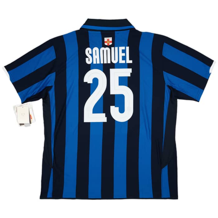 2007-08 Inter Milan Centenary Home Shirt Samuel #25 (XXL)