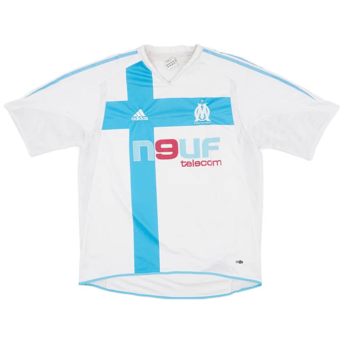 2004-05 Olympique Marseille Home Shirt Nasri #22 - 6/10 - (XL)