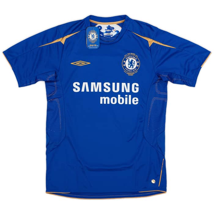 2005-06 Chelsea Centenary Home Shirt Drogba #15 (S)