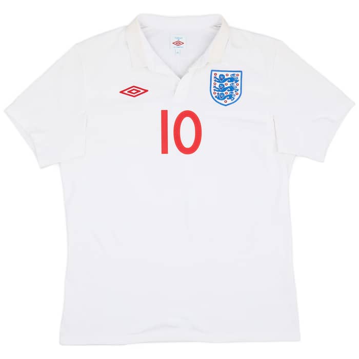 2009-10 England Home Shirt Rooney #10 - 6/10 - (L)