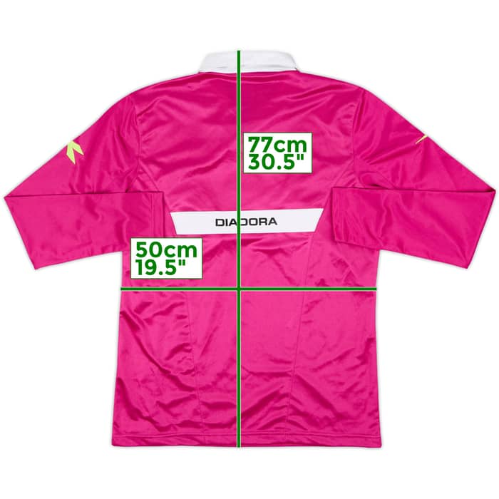 2012-13 Italy Diadora Referee L/S Shirt - 8/10 - (M)