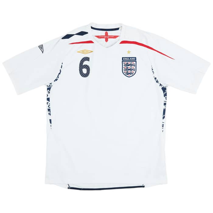 2007-09 England Home Shirt Terry #6 - 5/10 - (XL)