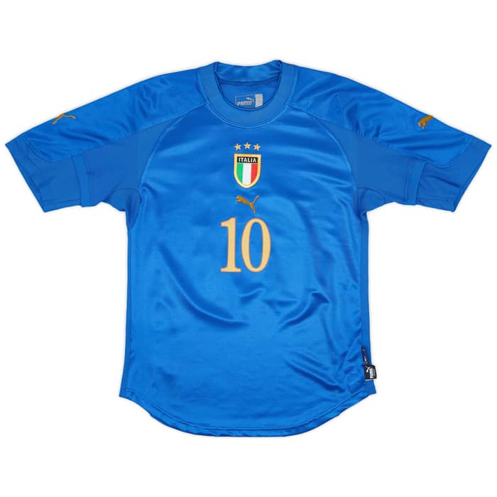 2004-06 Italy Home Shirt Baggio #10 - 7/10 - (S)