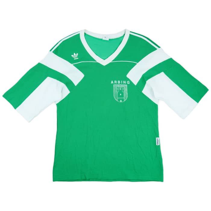 1980s adidas Template Shirt Huber J. #27 - 6/10 - (L)
