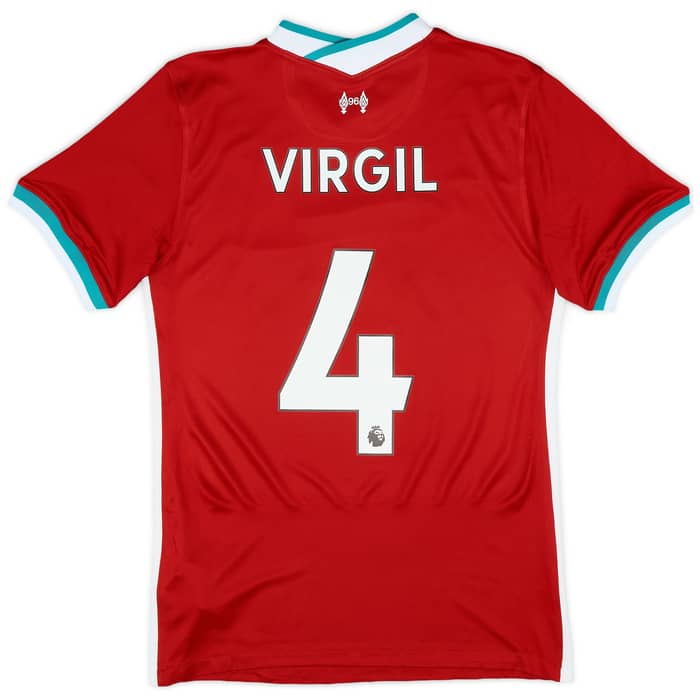 2020-21 Liverpool Home Shirt Virgil #4 (S)