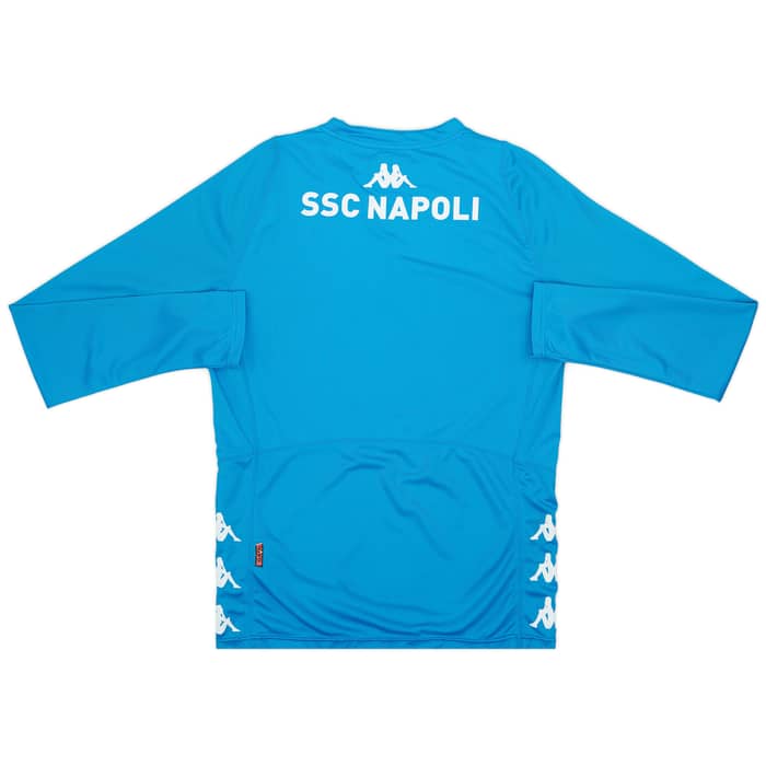 2016-17 Napoli Player Issue Training L/S Shirt # - 7/10