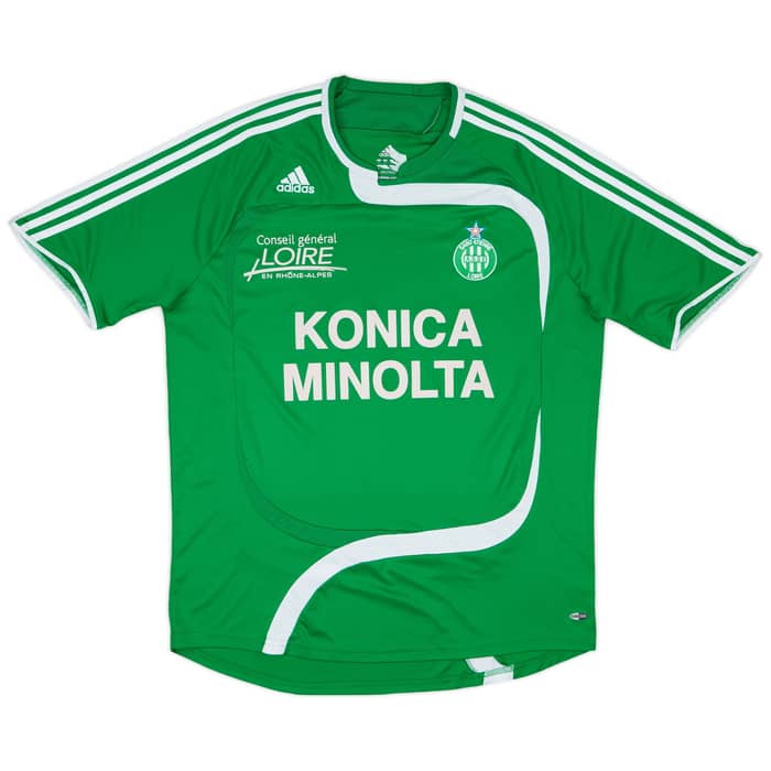 2007-08 Saint Etienne Home Shirt Perrin #24 - 6/10 - (XL)
