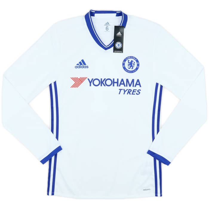 2016-17 Chelsea Player Issue Third L/S Shirt Fabregas #4 (M)
