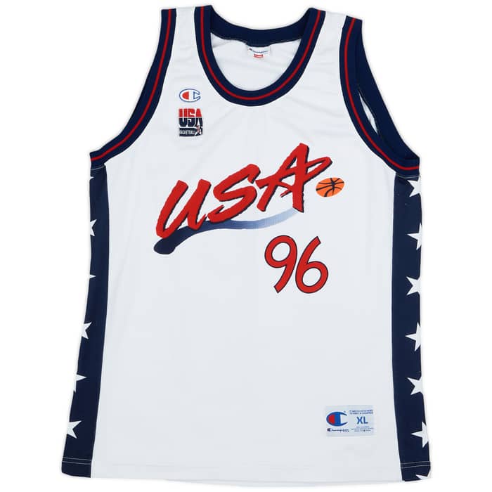 1996 USA Foot Locker #96 Champion Home Jersey - 8/10 - (XL)