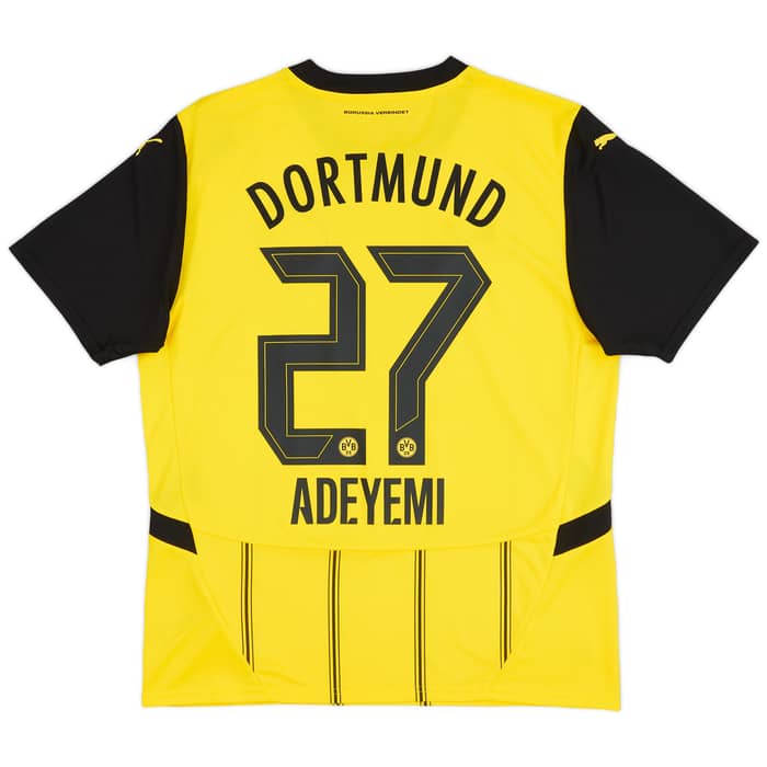 2024-25 Borussia Dortmund Home Shirt Adeyemi #27