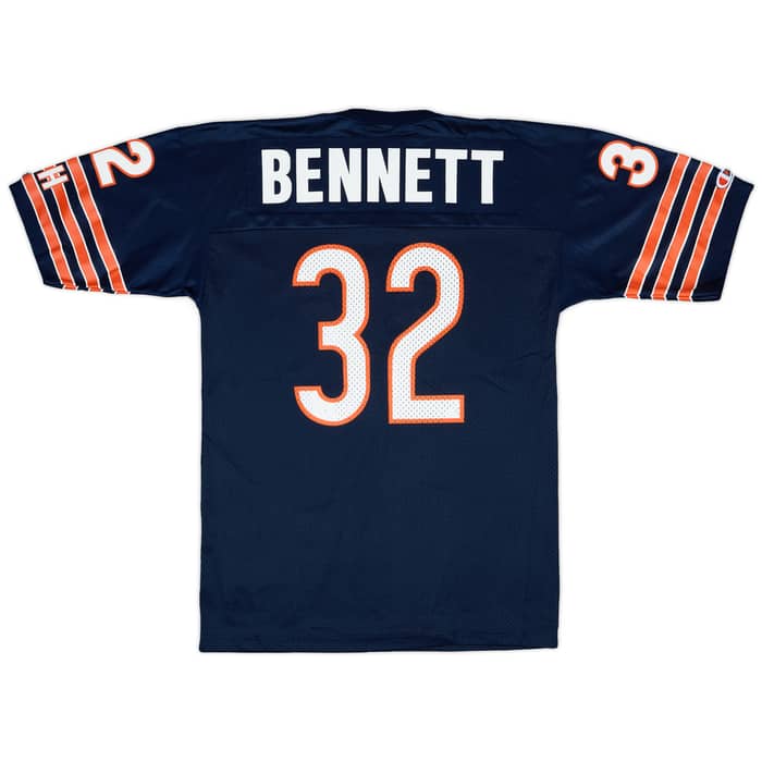 1998-99 Chicago Bears Bennett #32 Champion Home Jersey - 9/10 - (M)