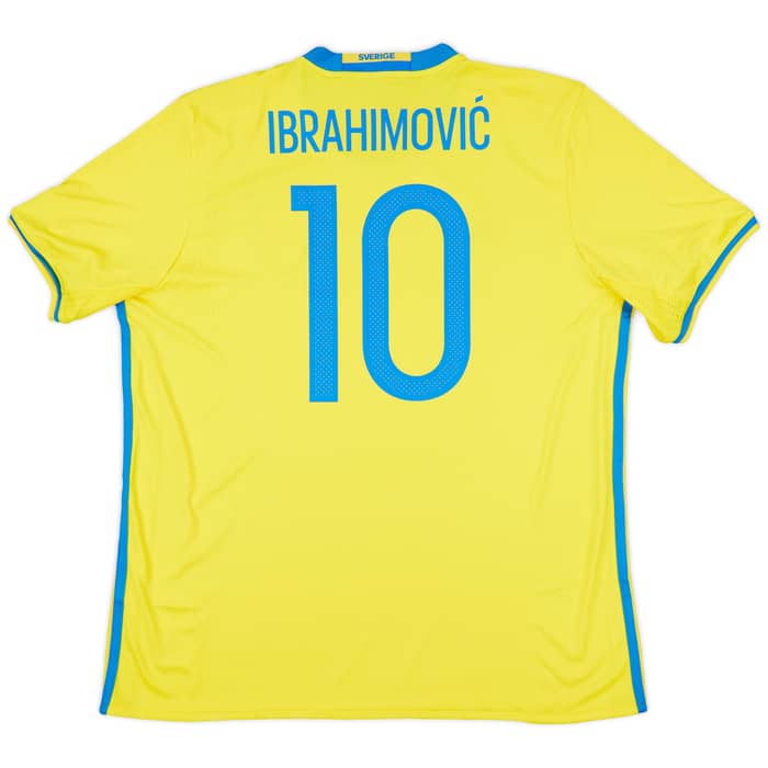 2016-17 Sweden Home Shirt Ibrahimovic #10 (XL)