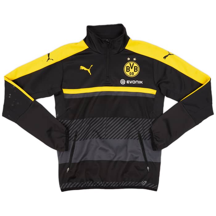 2014-15 Borussia Dortmund Puma 1/4 Zip Training Top - 5/10 - (S)