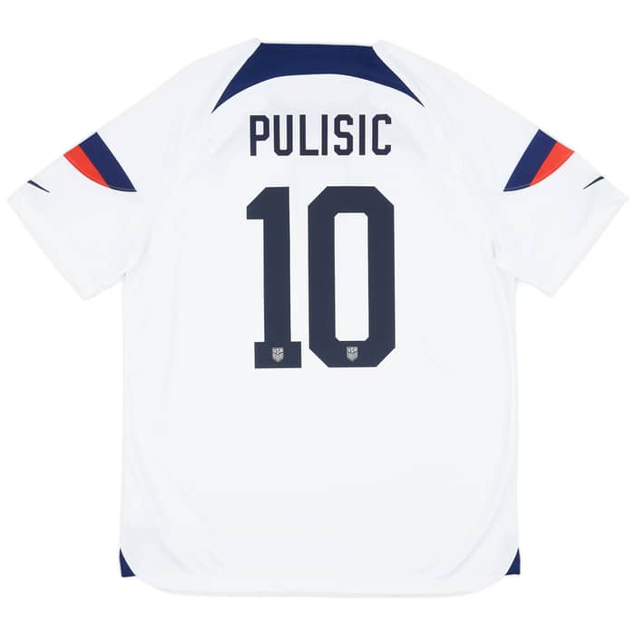 2022-23 USA Home Shirt Pulisic #10