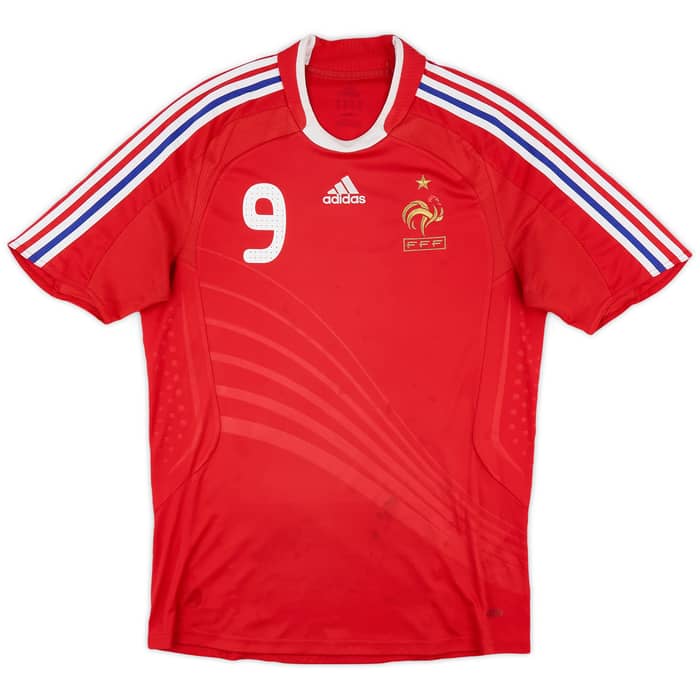 2007-08 France Away Shirt Benzema #9 - 5/10 - (M)