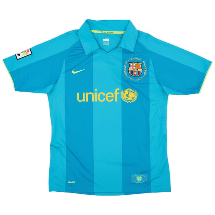 2007-09 Barcelona Away Shirt Messi #19 - 8/10 - (M)