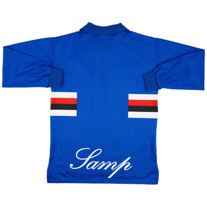 1996-97 Sampdoria Home L/S Shirt - 6/10 - (L)