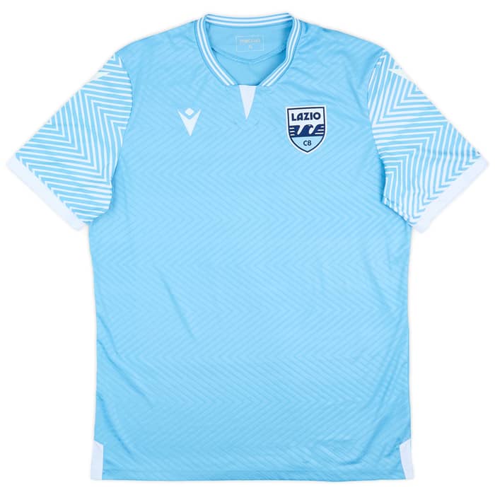 2021-22 Lazio C8 Macron Home Shirt Pasqualoni #10 - 9/10 - (XL)