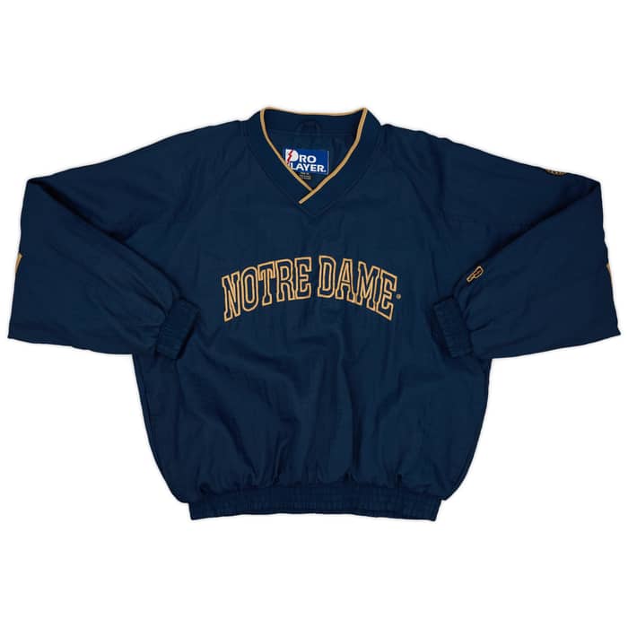 1990s Notre Dame Fighting Irish Pro Player Pullover Jacket - 9/10 - (XL)