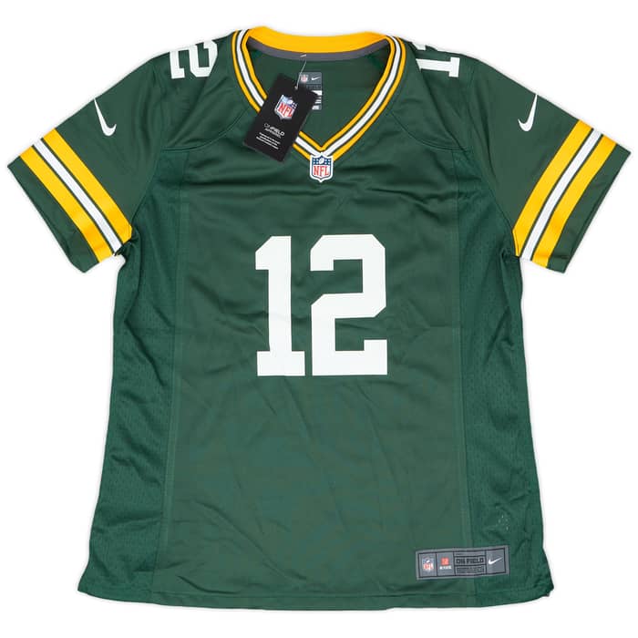 2012-22 Green Bay Packers Rodgers #12 Nike Game Home Womens Jersey (L)