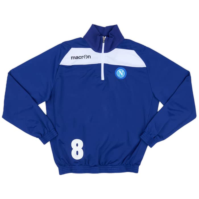 2014-15 Napoli Player Issue 1/4 Zip Training Top # - 5/10