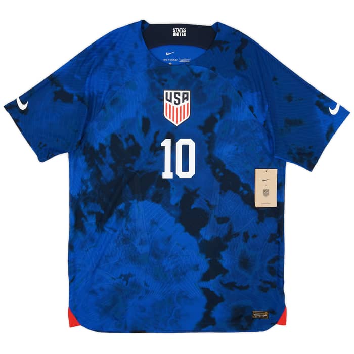2022-23 USA Authentic Away Shirt Pulisic #10