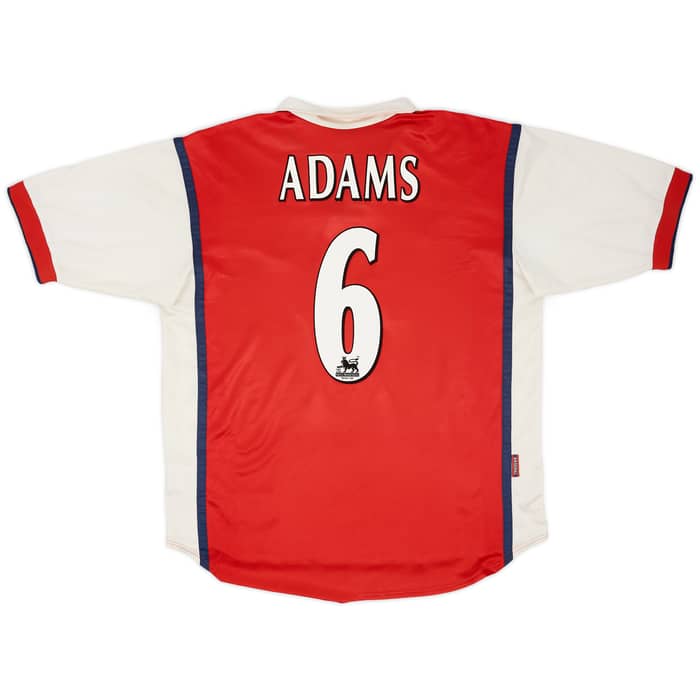 1998-99 Arsenal Home Shirt Adams #6 - 6/10 - (XL)