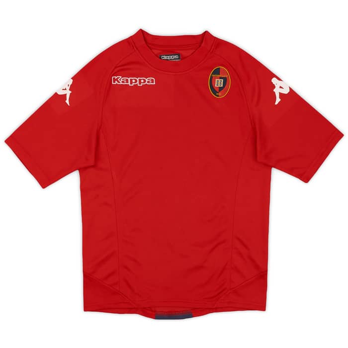 2014-15 Cagliari Kappa Training Shirt - 9/10 - (XS)