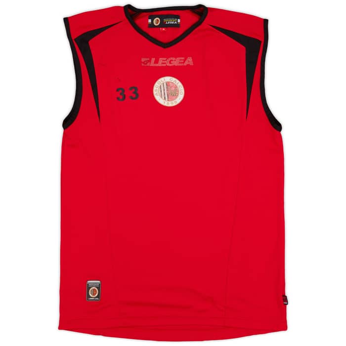 2006-07 Ascoli Legea Player Issue Training Vest #33 - 5/10 - (XL)