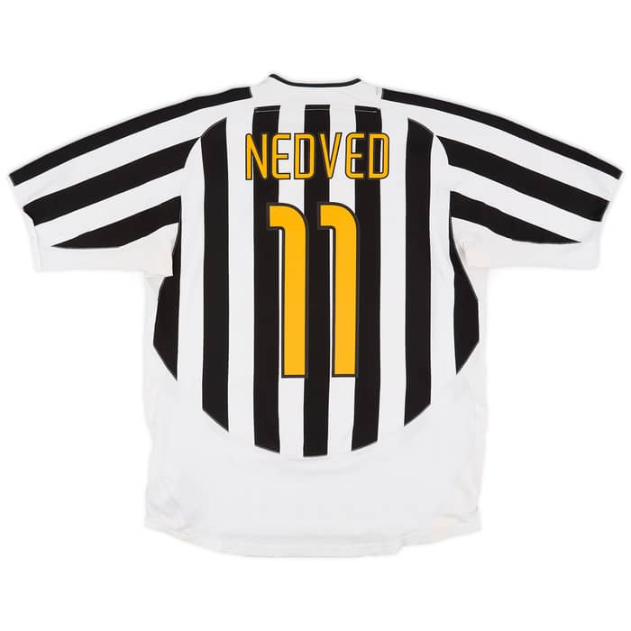 2003-04 Juventus Home Shirt Nedved #11 - 8/10 - (L)