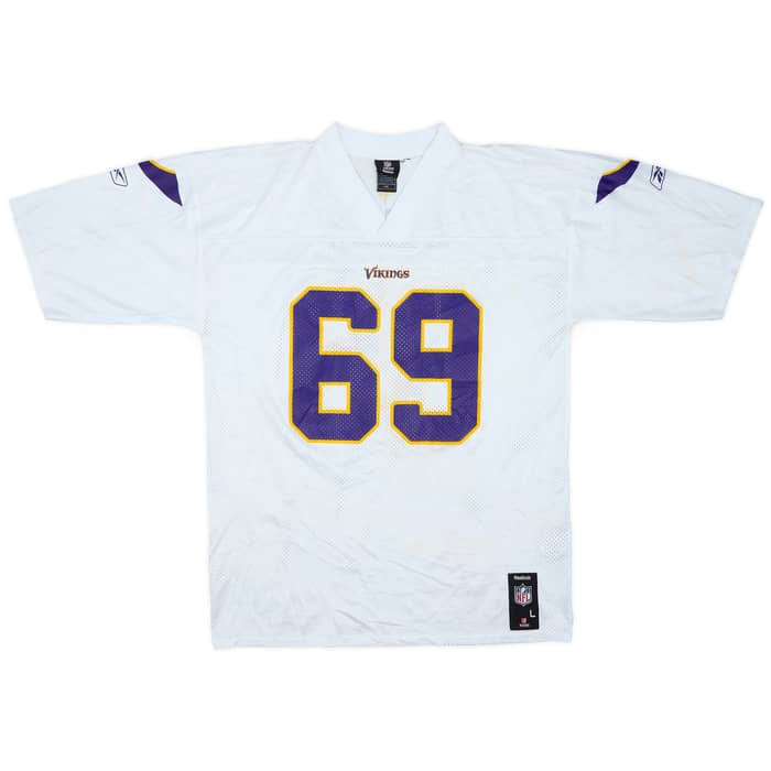 2008-11 Minnesota Vikings Allen #69 Reebok Replica Away Jersey - 7/10 - (L)