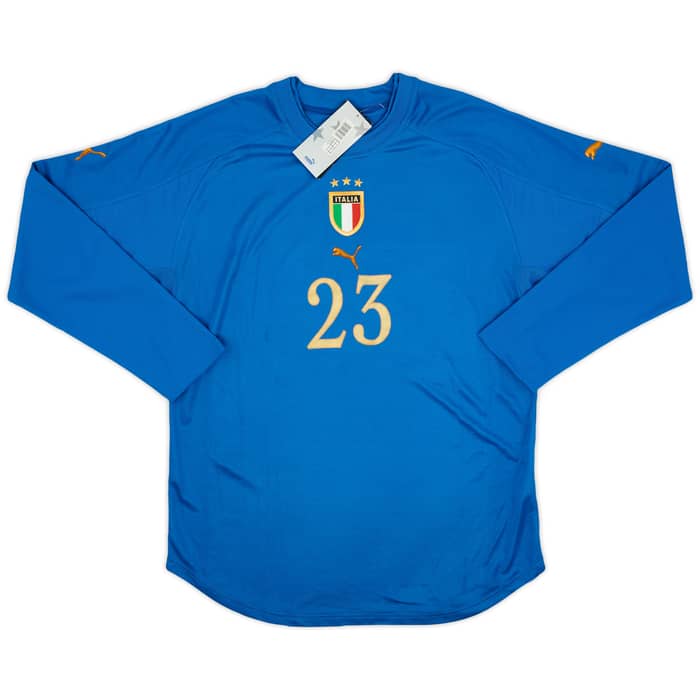2004-06 Italy Home L/S Shirt #23 (L)
