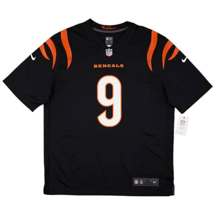 2021-24 Cincinnati Bengals Burrow #9 Nike Game Home Jersey (XL)
